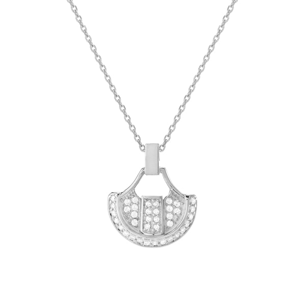 에피로스 다이아 네크리스 (14K 화이트 골드 - 다이아몬드 40개),이탈리아 명품주얼리 브랜드인 포이베 포이베주얼리 phoibe 에서 판매하는 목걸이,반지,귀걸이,팔찌 주얼리 상품